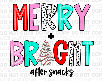 Merry + Bright After Snacks Png