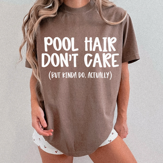 Pool Hair Don’t Care PNG