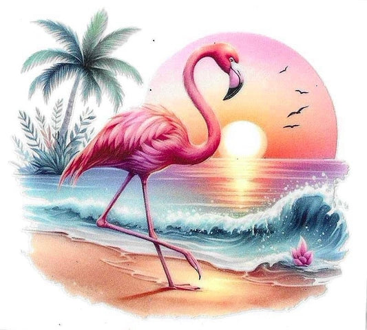 Flamingo Beach Decal 1722