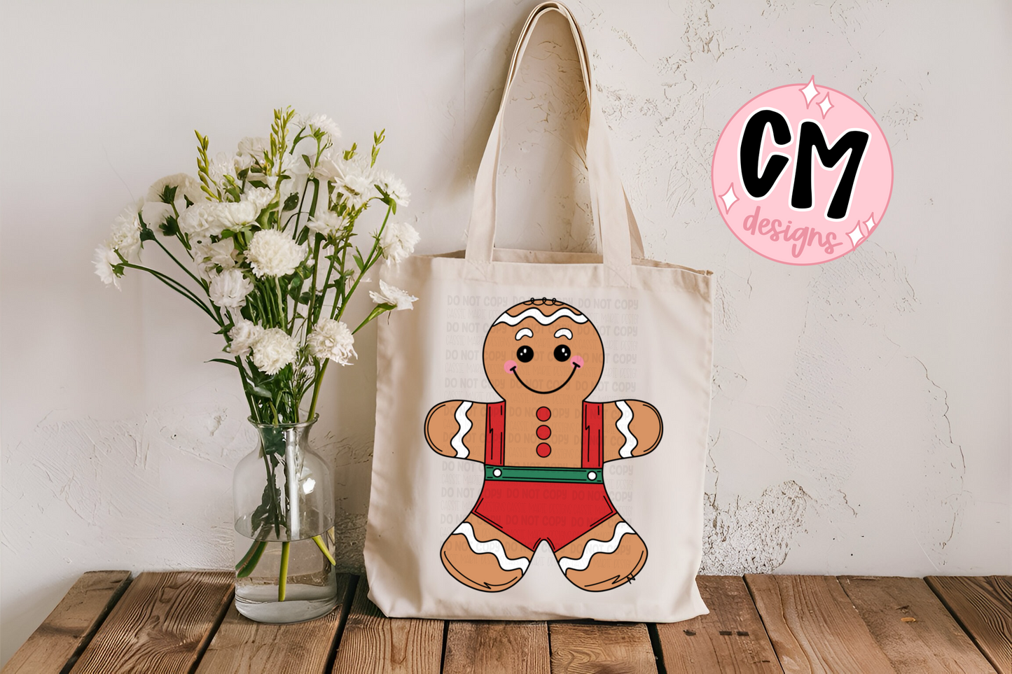 Gingerbread man svg png