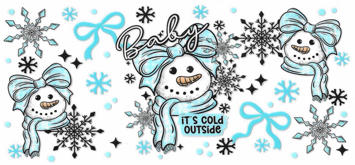 Winter Snowman Wrap 2254