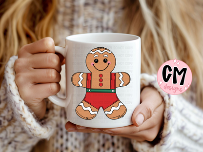 Gingerbread man svg png