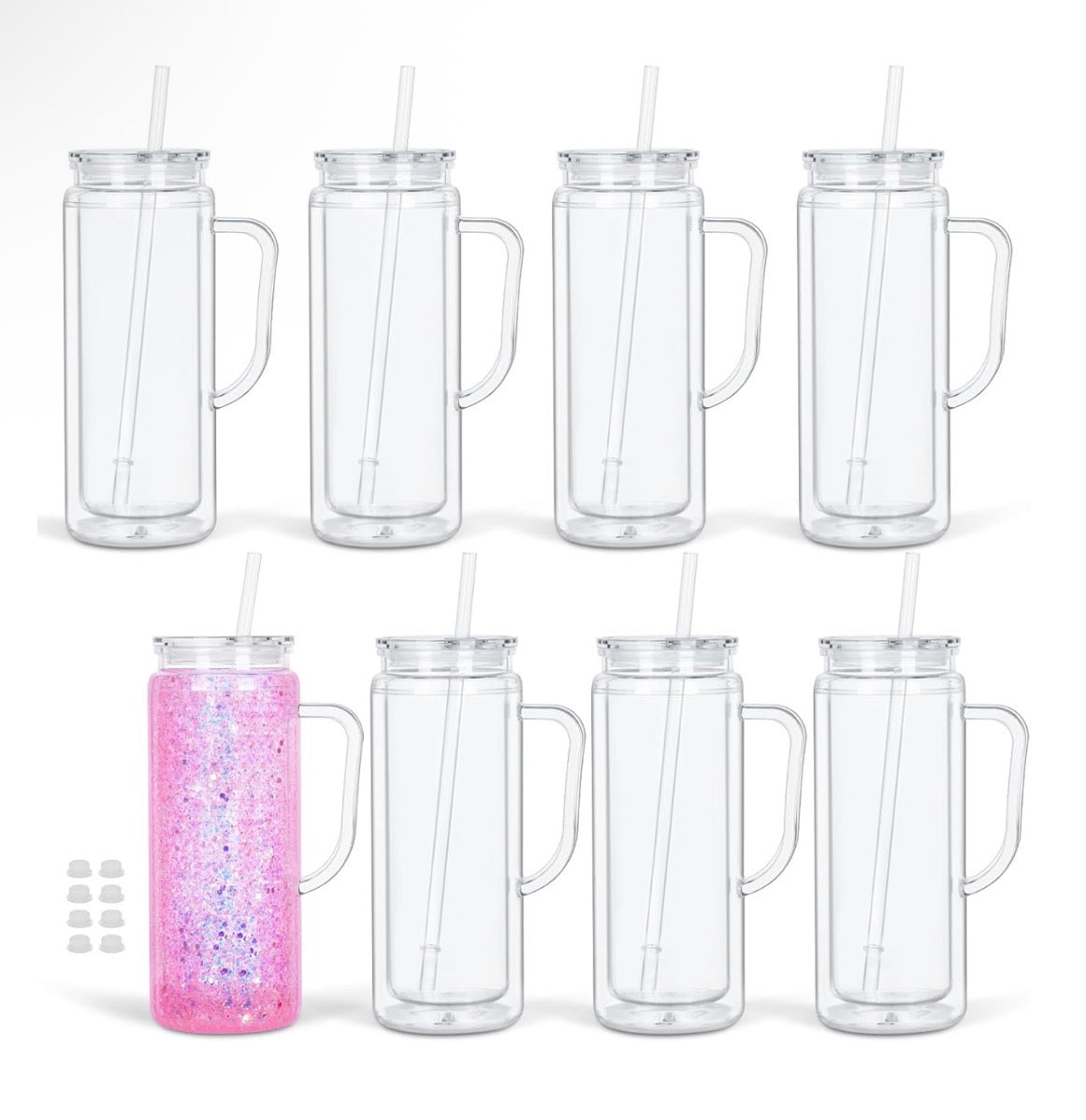 20oz Acrylic Tumbler With Handle