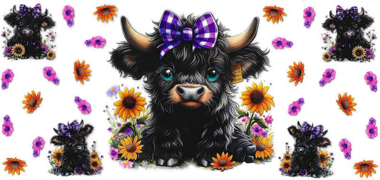 Highland Cow Double-Sided Wrap 2024