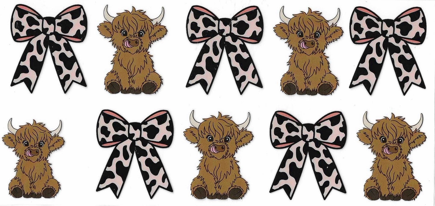 Highland Cow Wrap 2086