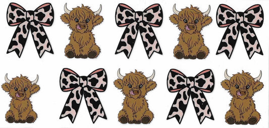 Highland Cow Wrap 2086