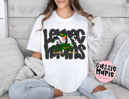 Preppy star eyes leprechauns mascot png