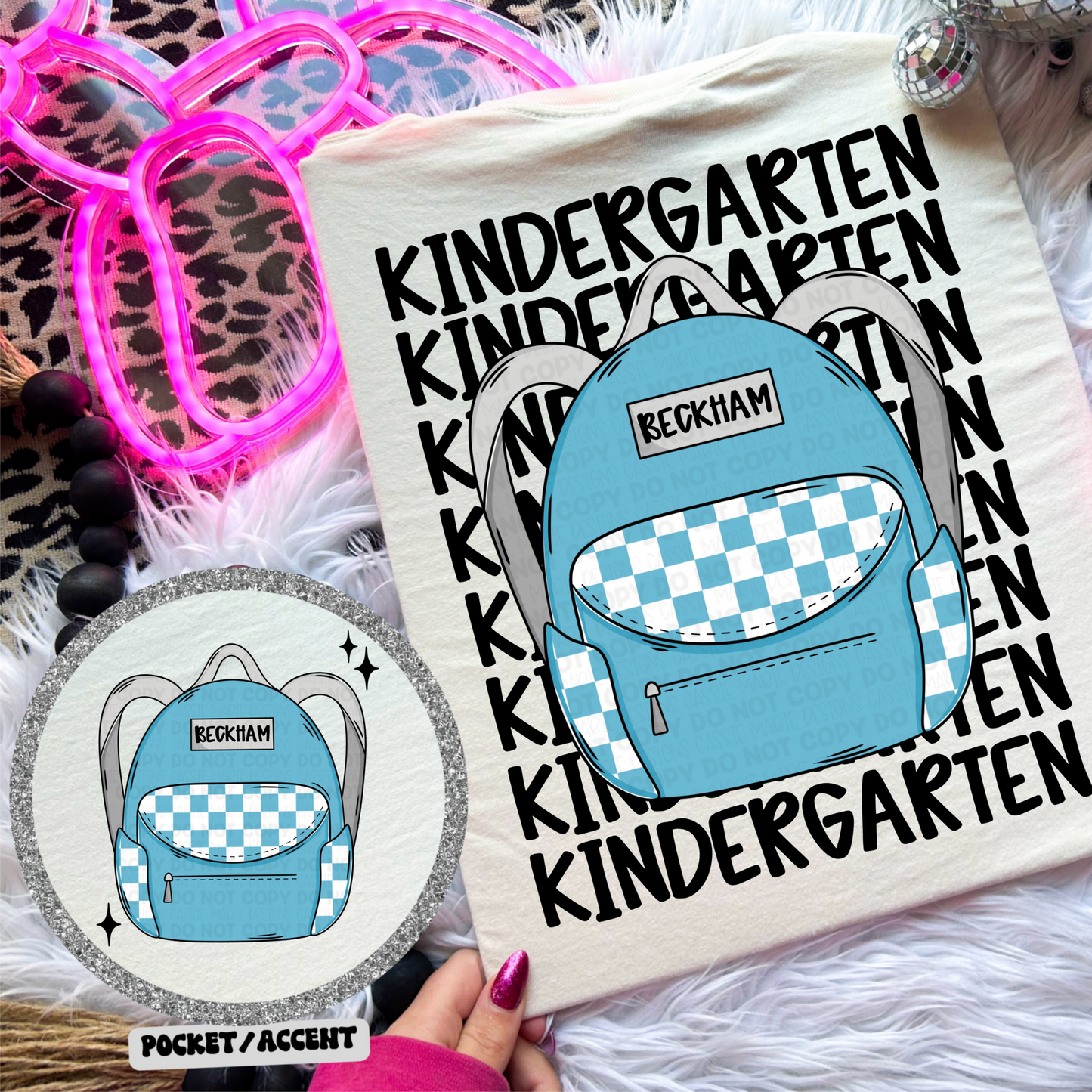Blue Backpack Grade Level PNG