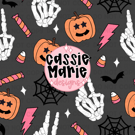 Halloween seamless pattern