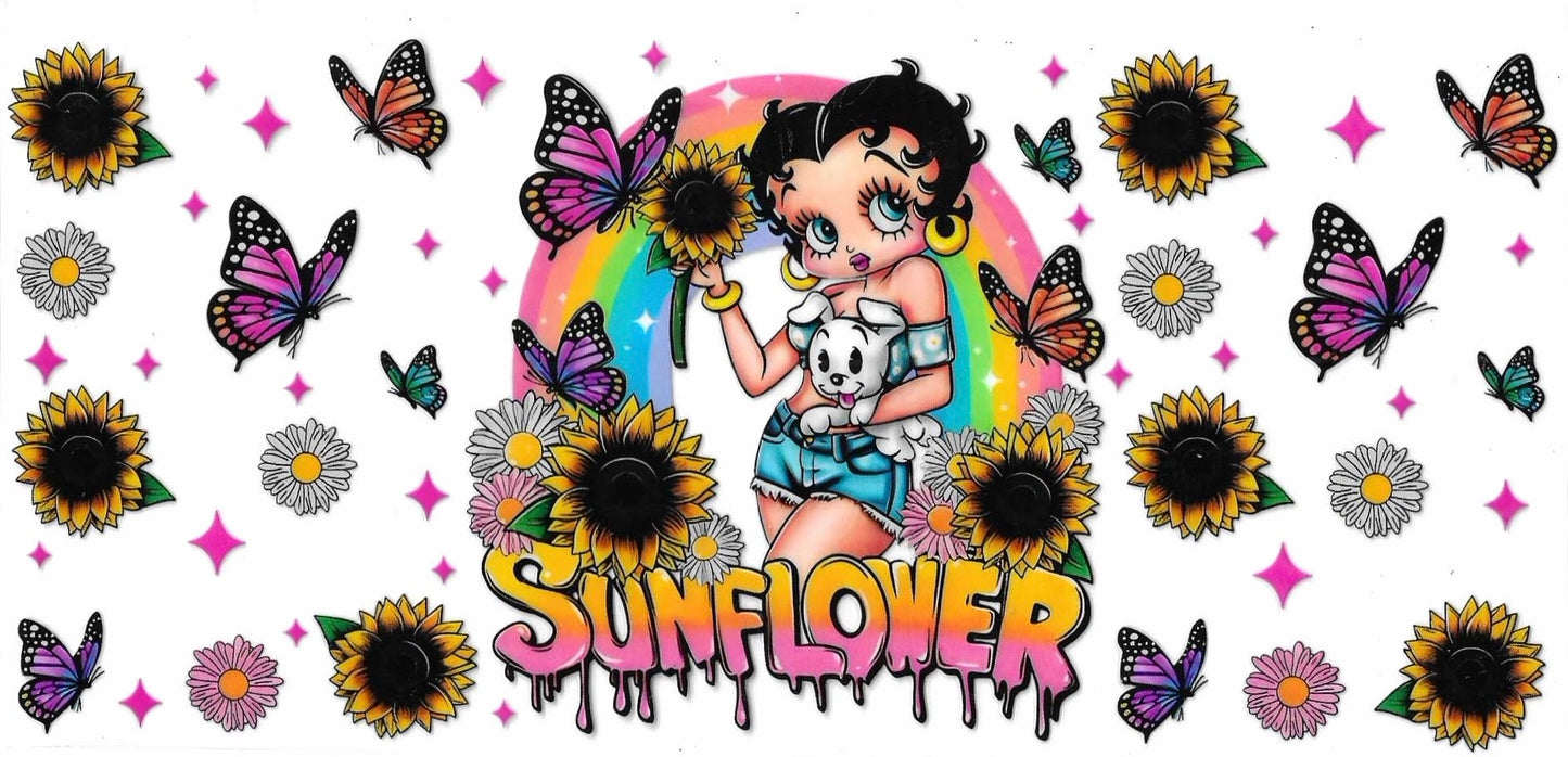 Betty Sunflower Wrap 1954