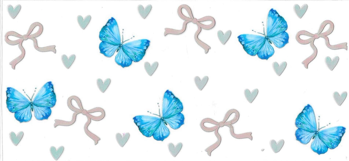 Bows and Butterflies Double Sided Wrap 845