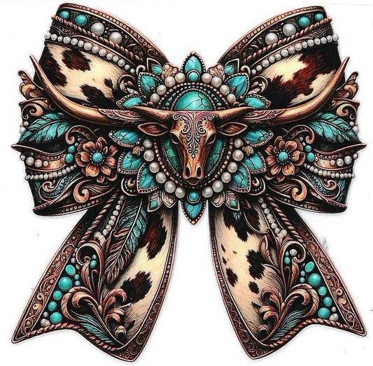 Western Bow Decal 1700