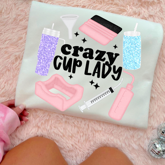 Crazy Cup Lady PNG