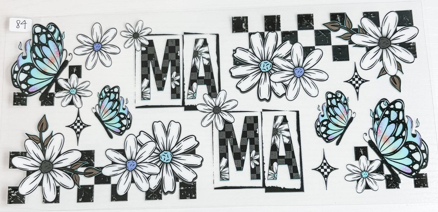 Butterfly Mama Wrap 84