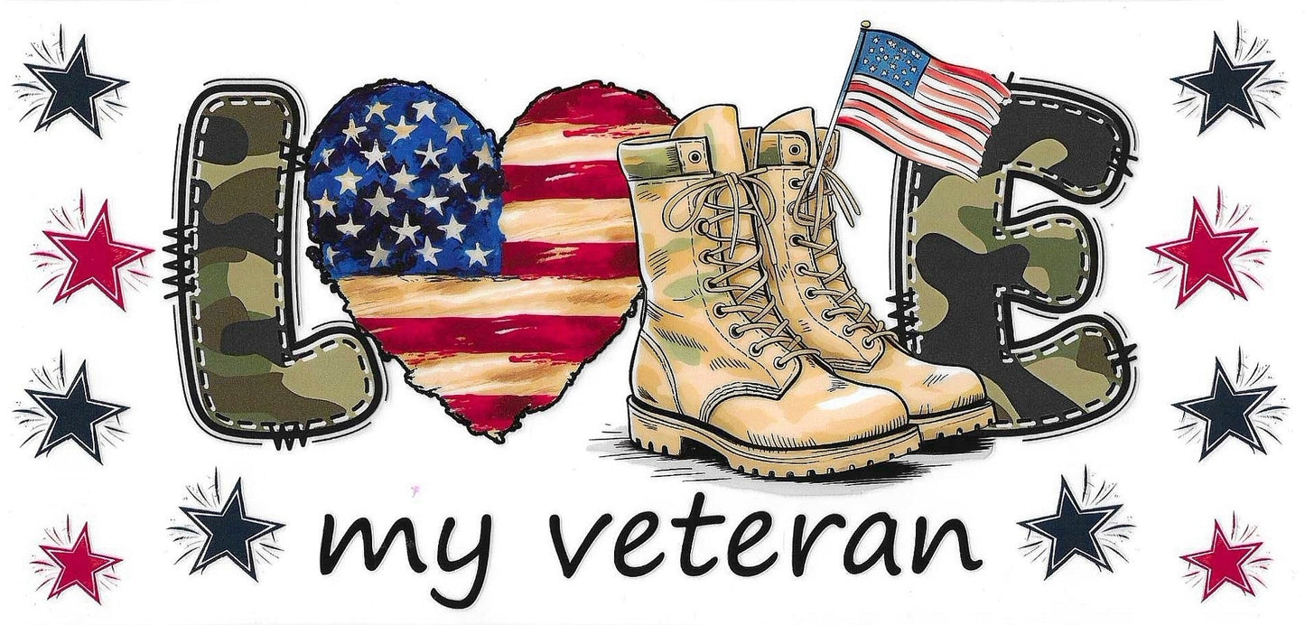 Love My Veteran Wrap 1193