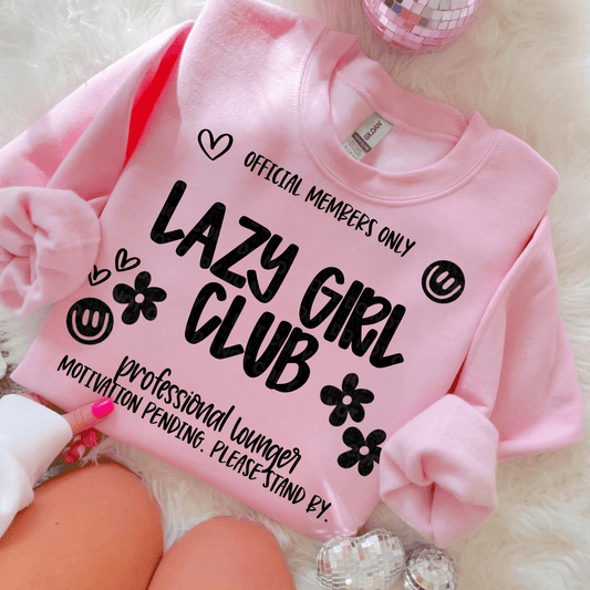 Lazy Girl Club PNGs