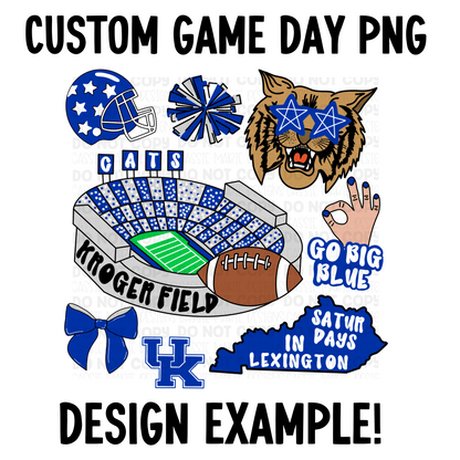 CUSTOM Game Day PNG