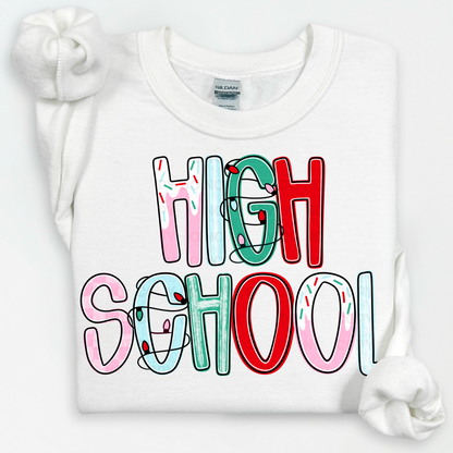 Grade Level Holiday Font PNG
