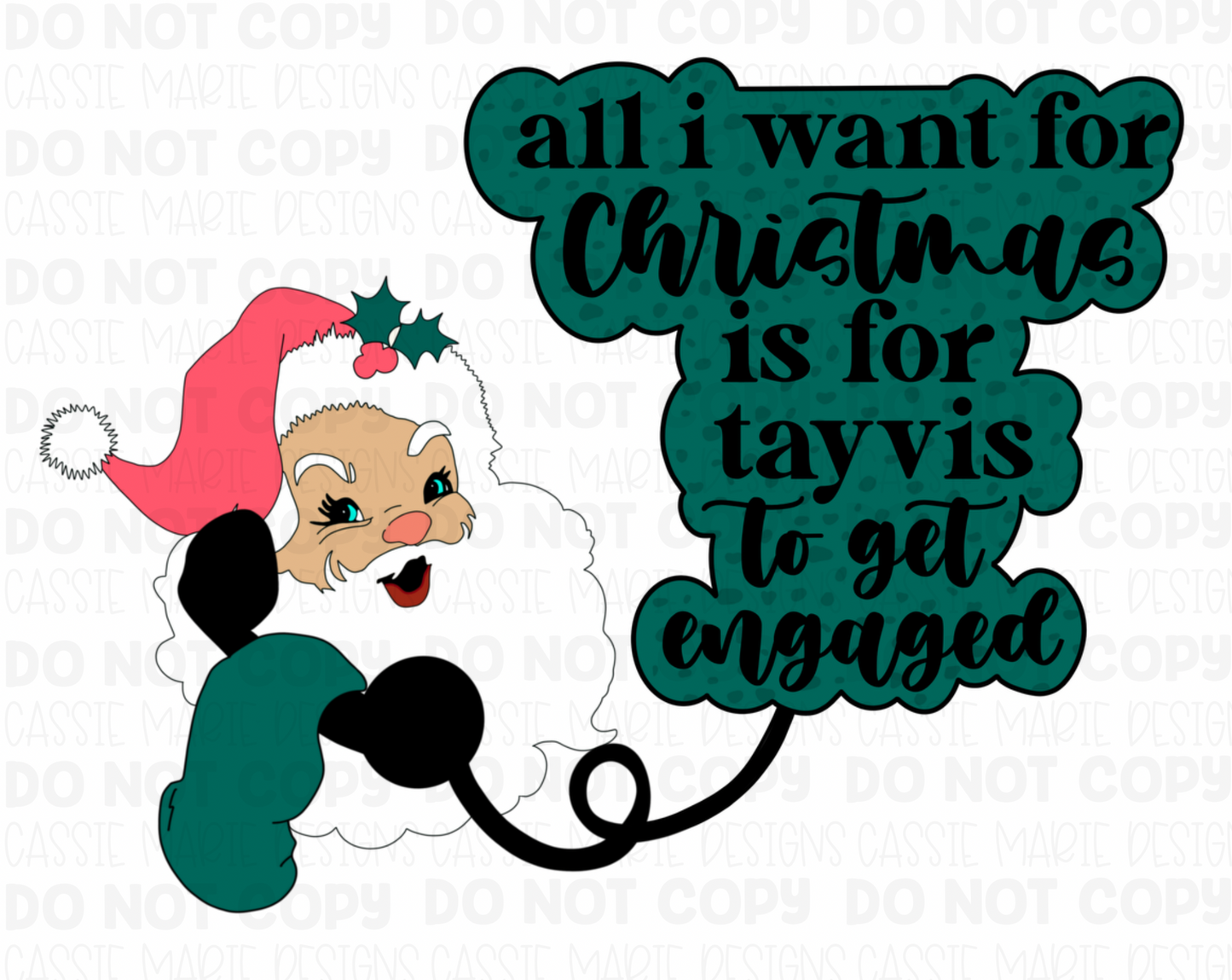 PICK A SAYING - All I want for christmas is…