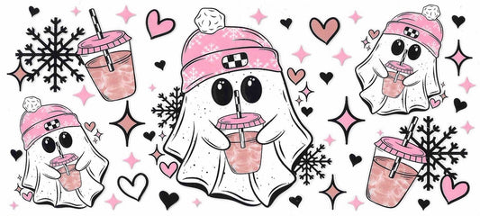Coffee Ghosts Wrap 2381