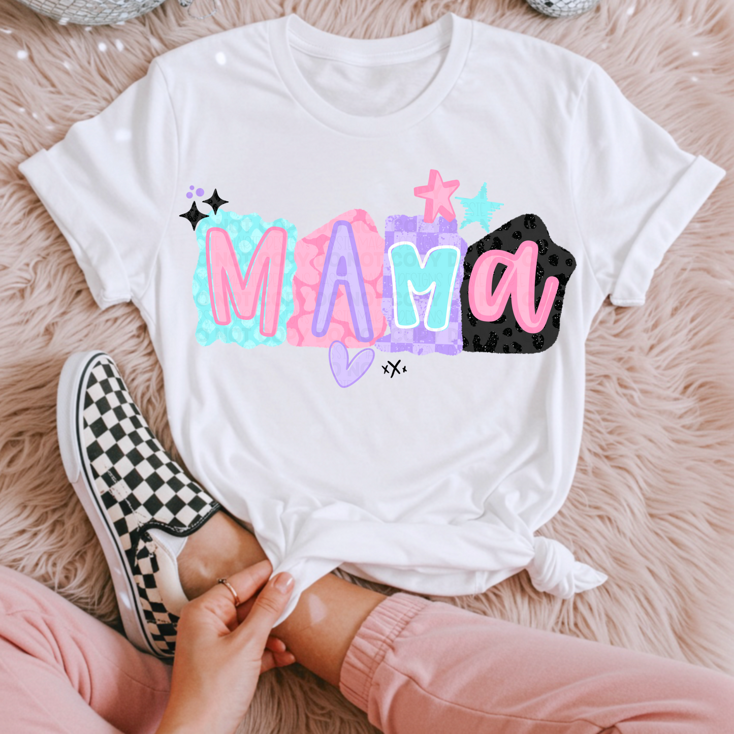 Mama Torn Paper PNG