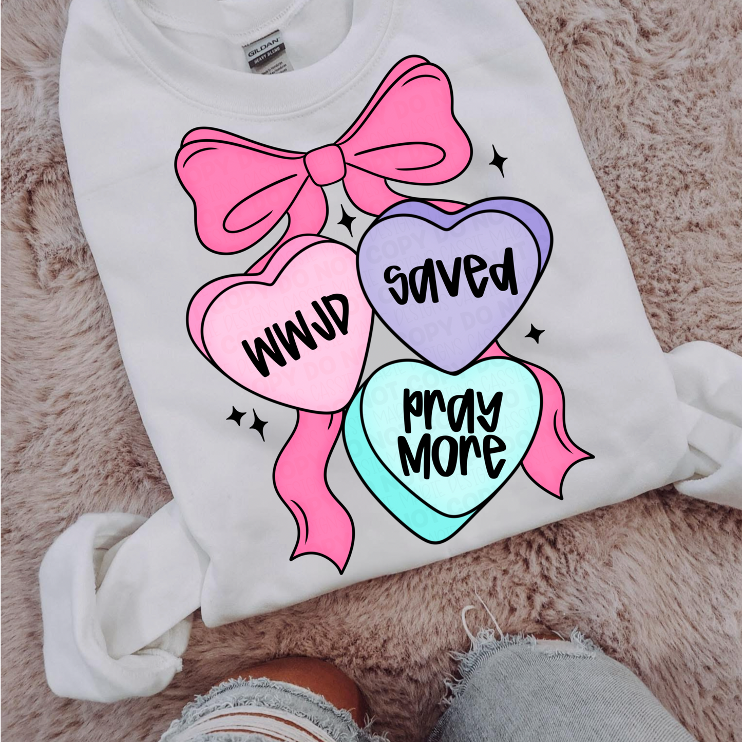 Faith Conversation Hearts PNG
