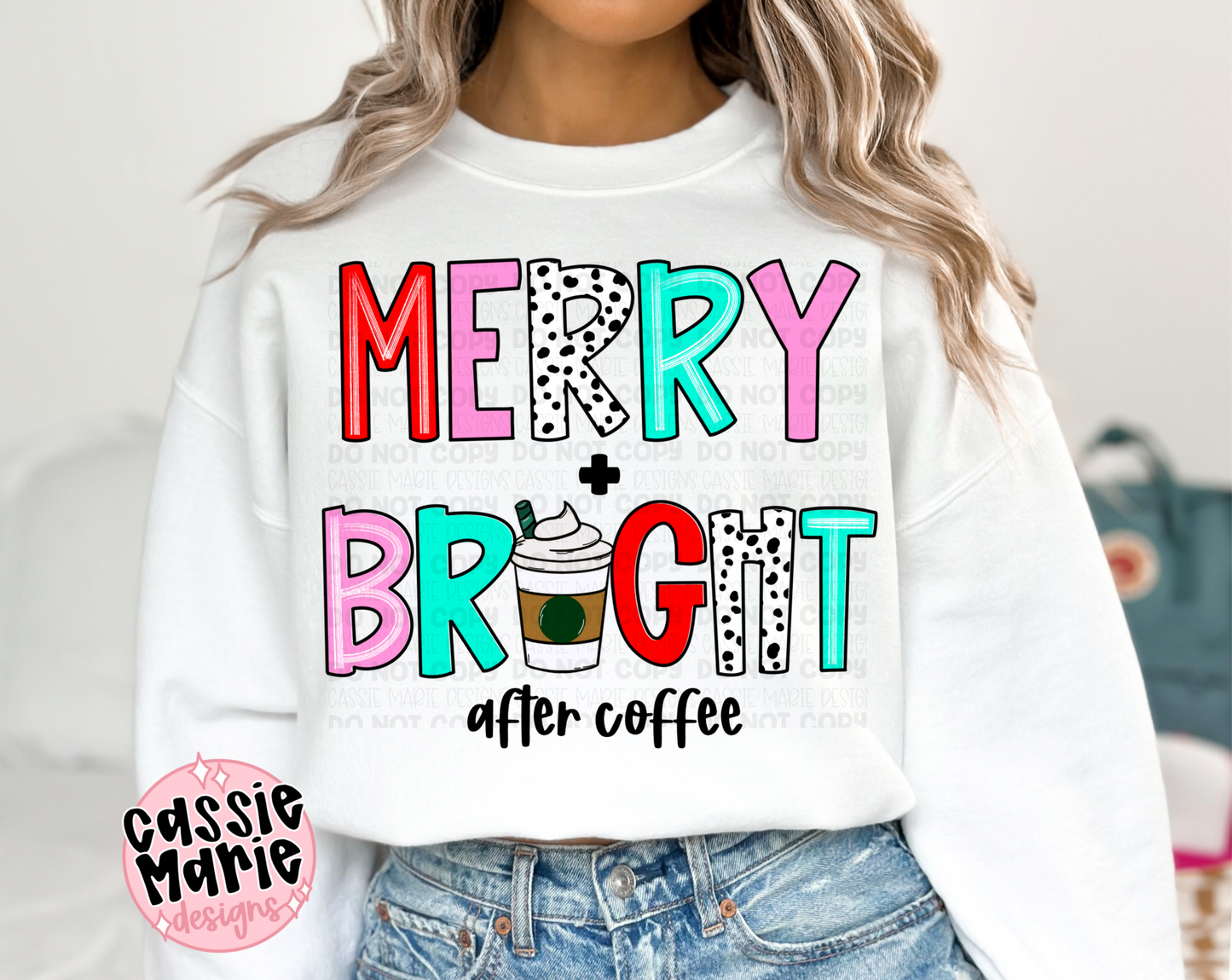 Merry + Bright After Coffee Png