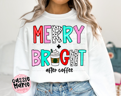 Merry + Bright After Coffee Png