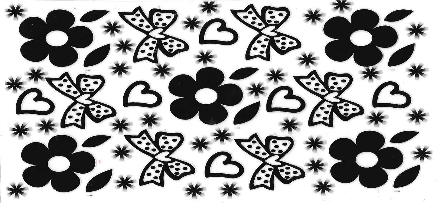 Flowers and Bows Wrap 988