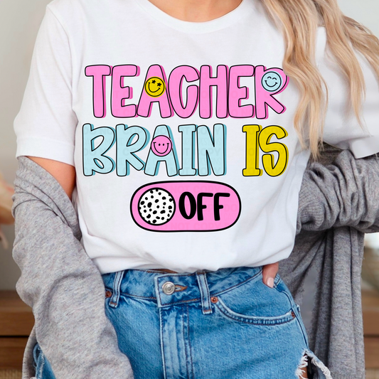 Teacher Brain Is Off PNG