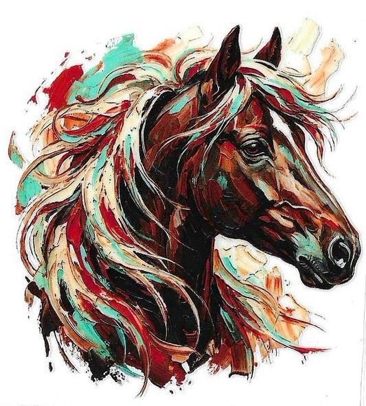 Western Horse Decal 1692
