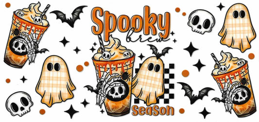 Spooky Halloween Coffee Wrap 2150