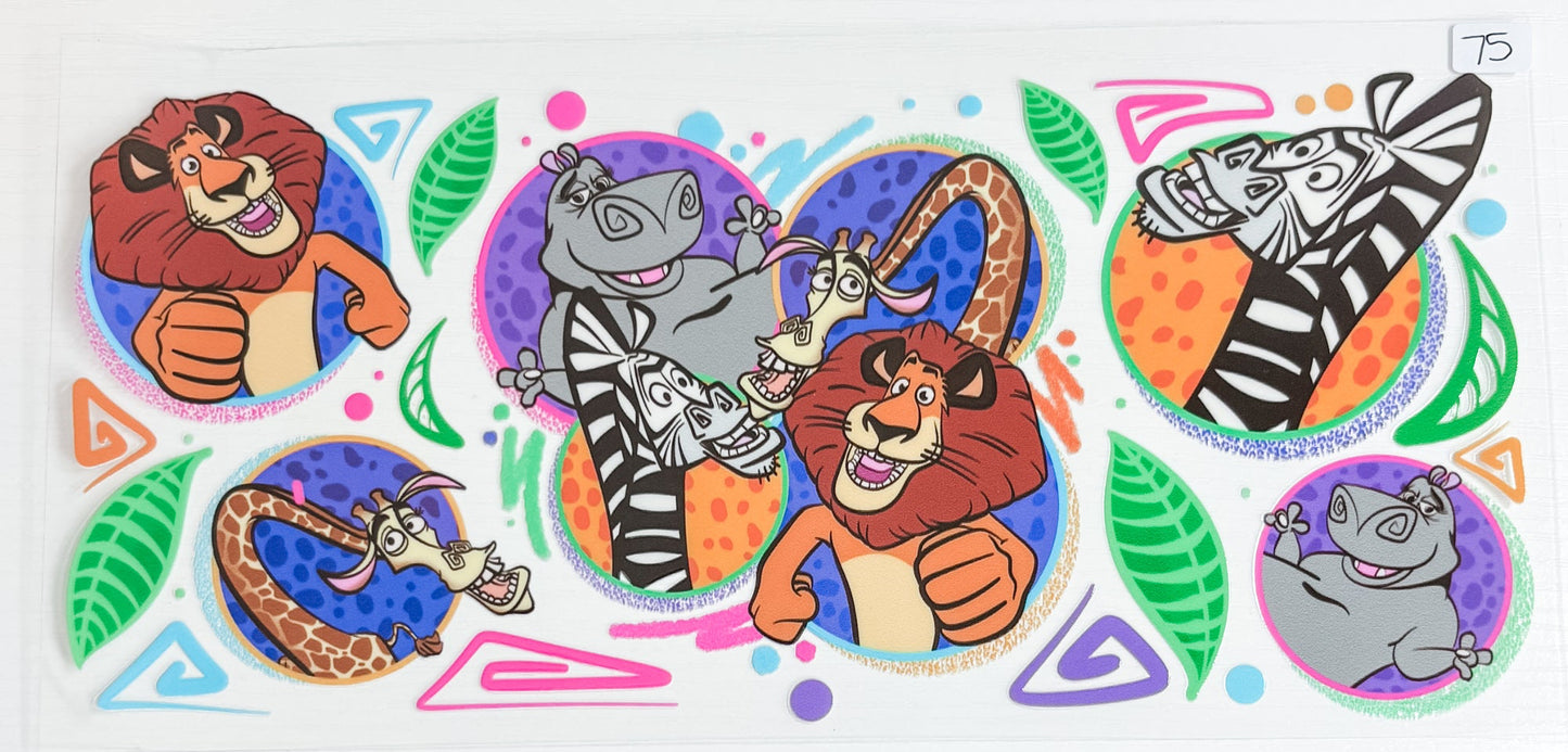 Zoo Animals Wrap 75