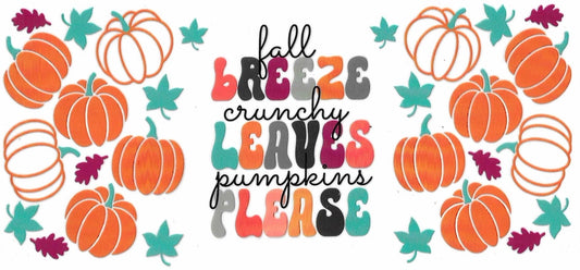 Fall Pumpkins Wrap 1928
