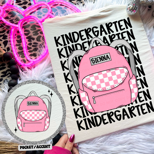 Pink Backpack Grade Level PNG