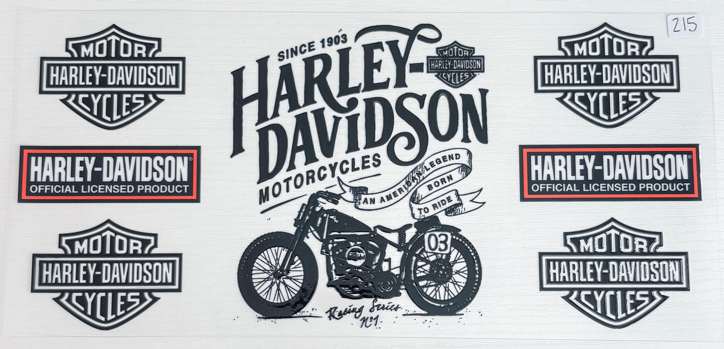 Harley Motorcycle Wrap 215