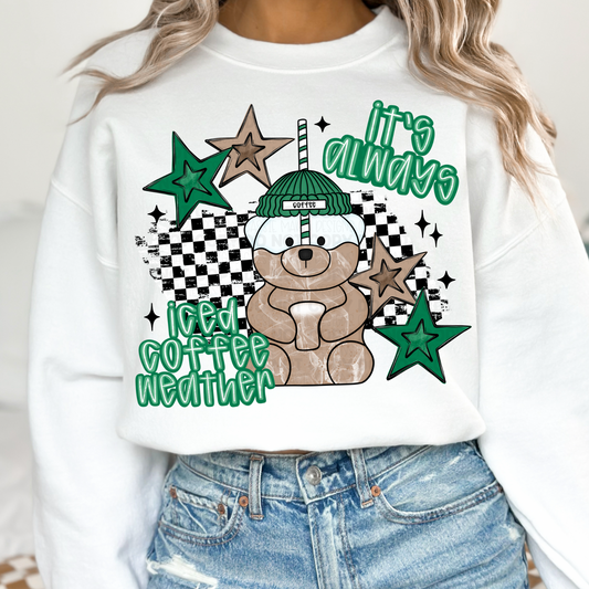 It’s Always Iced Coffee Weather PNG