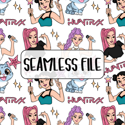 Kpop Huntrix Seamless
