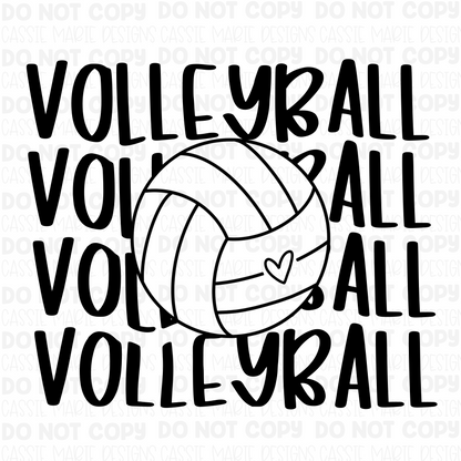 Volleyball svg png