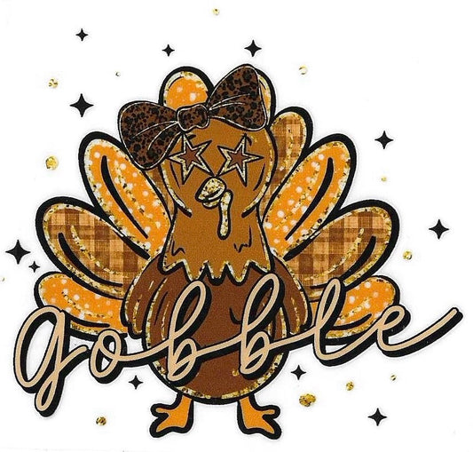 Thanksgiving Turkey Decal 1785