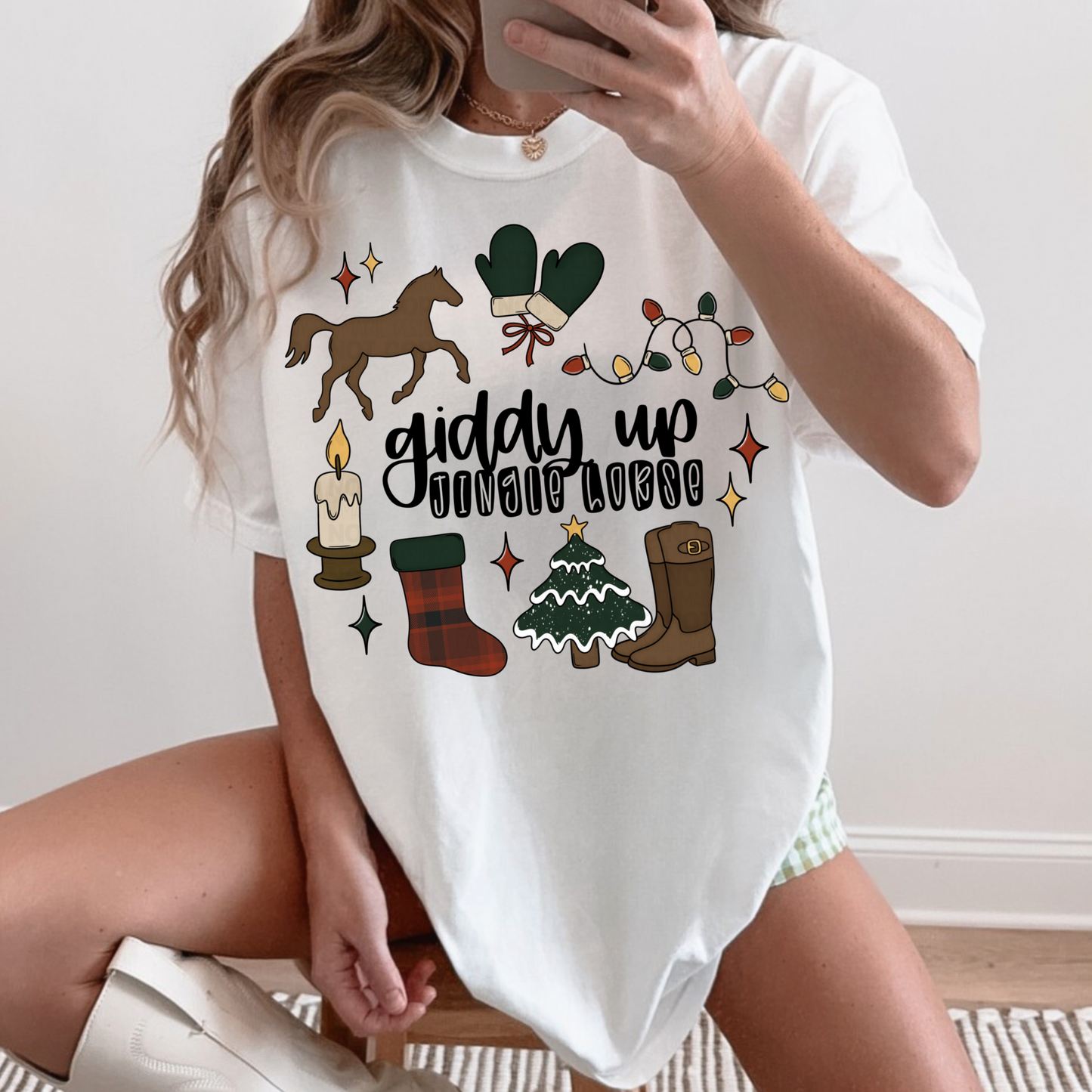 Giddy Up Jingle Horse PNG