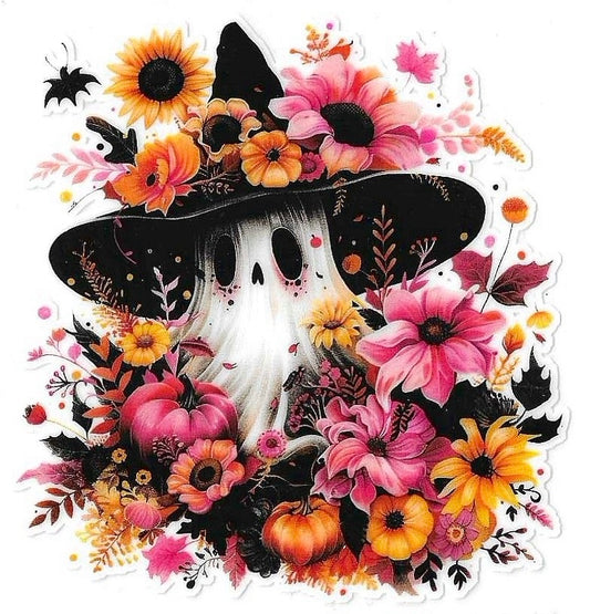 Halloween Ghost Decal 1791