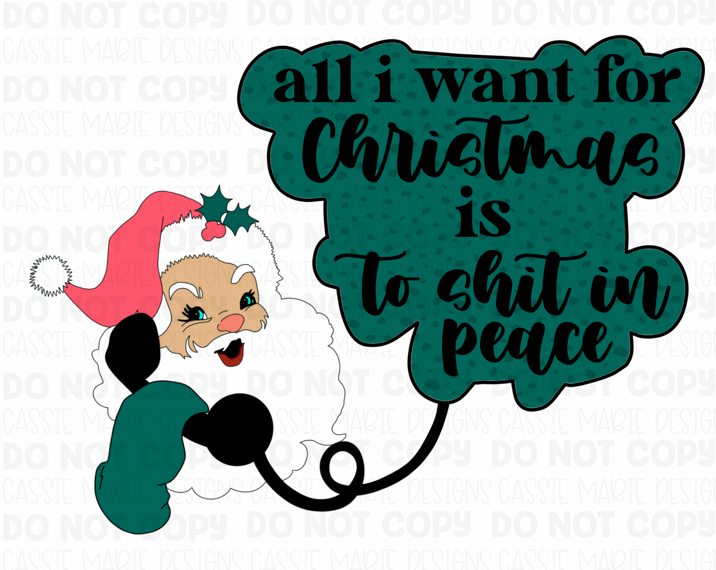 PICK A SAYING - All I want for christmas is…