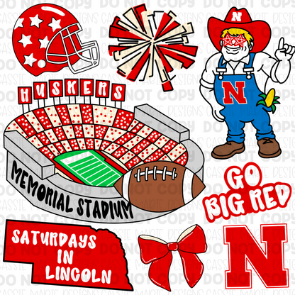 Nebraska game day png