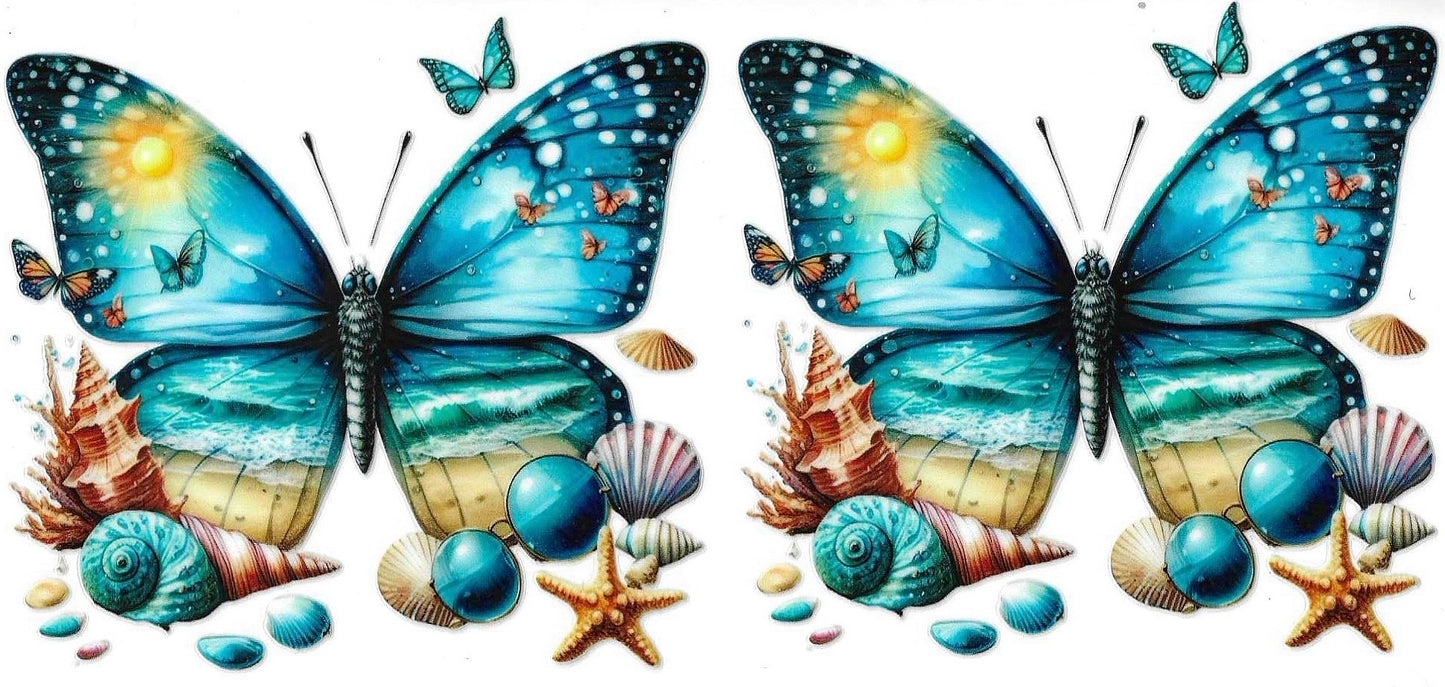 Butterfly Ocean Wrap 443