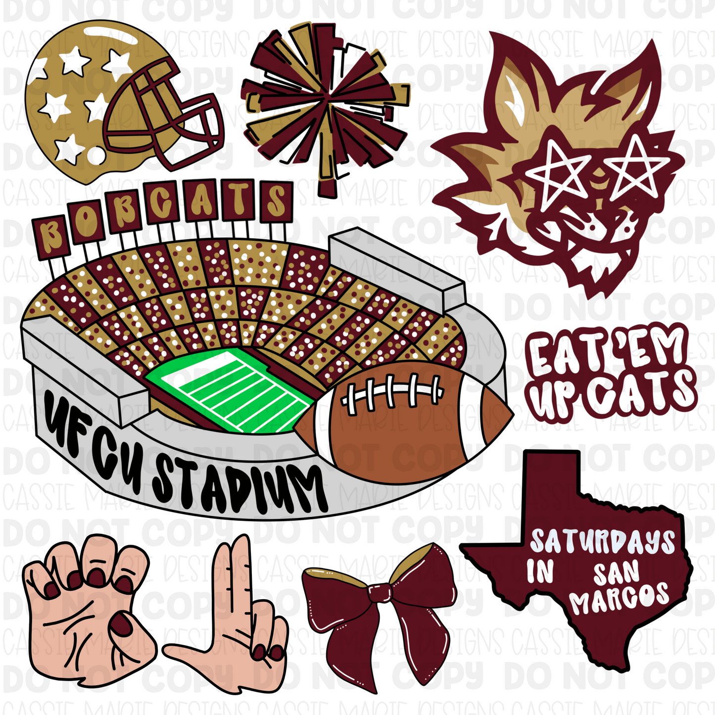 Texas state game day png