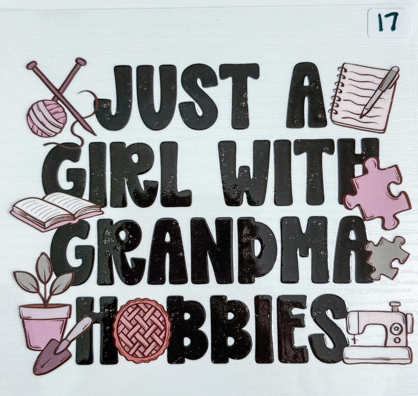Grandma Hobbies Decal 17