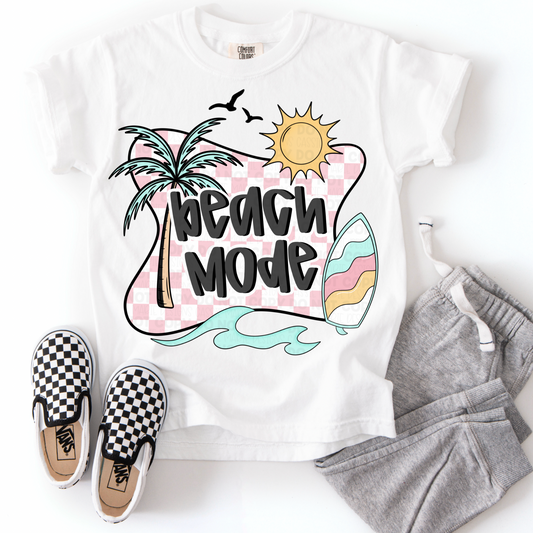 Pink Beach Mode PNG