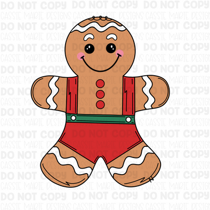 Gingerbread man svg png