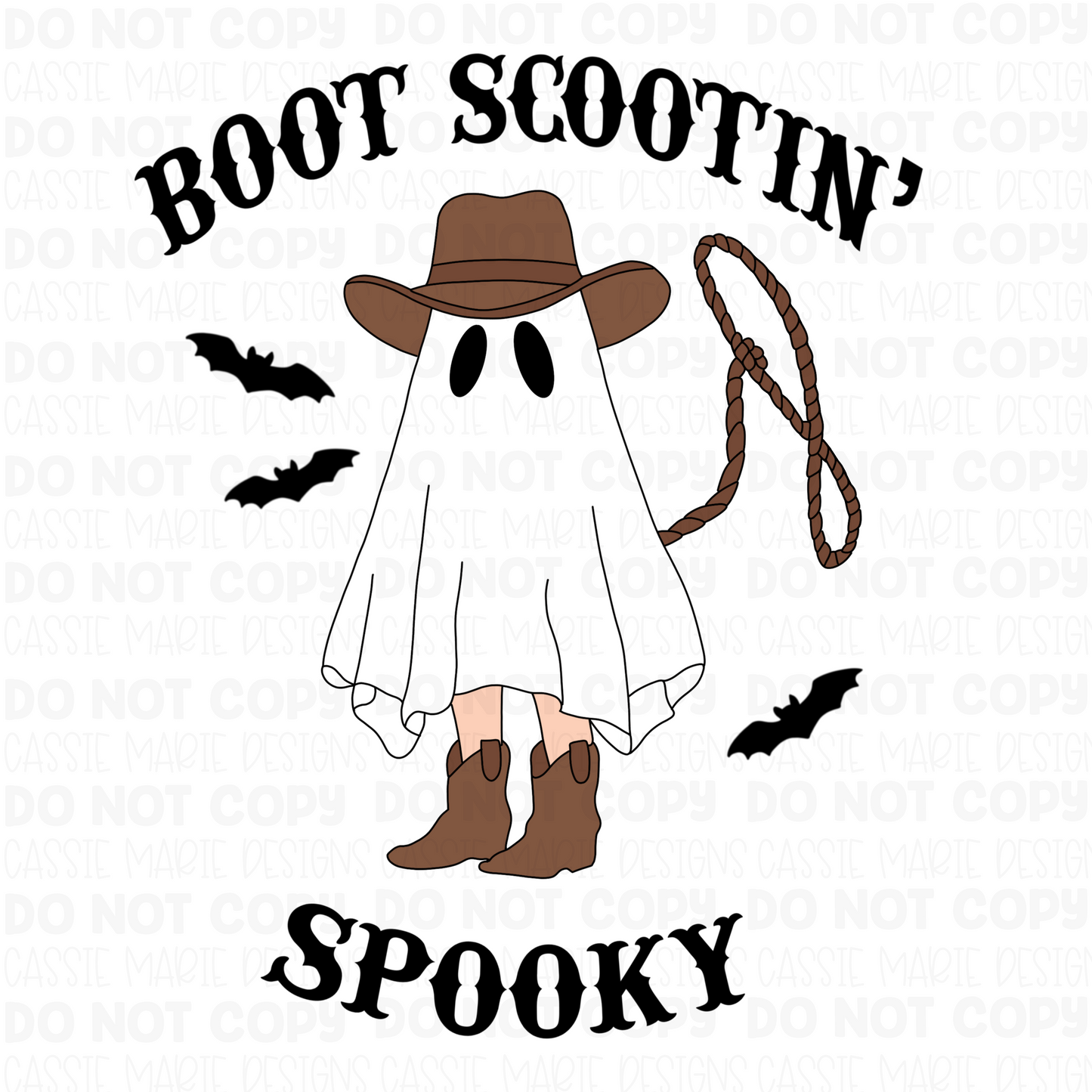 Boot scootin’ spooky svg png